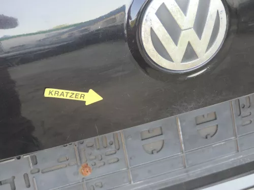 VW Passat 3C Kombi Variant Heckklappe Klappe Scheibe schwarz LC9X ohneAnbauteile (186474)