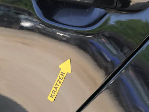 VW Passat 3C Kombi Variant Tür hinten links schwarz LC9X -OHNE Anbauteile (186478)