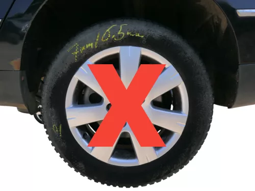 2x VW Sharan NUR Reifen 215/55 R16 97V Winterreifen ca. 6,5-7mm (186491)