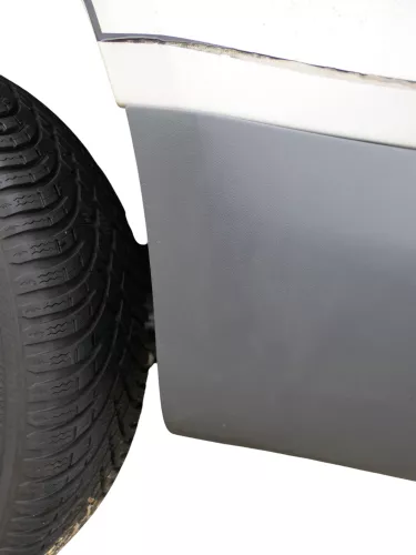 VW Caddy 2K Stoßstange hinten Heckstoßstange Stoßfänger grau graphit nicht lack (186497)