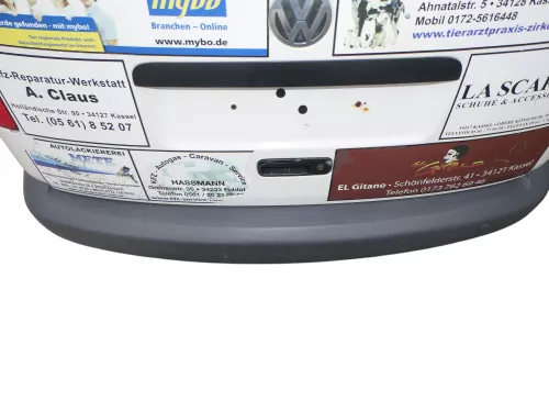 VW Caddy 2K Stoßstange hinten Heckstoßstange Stoßfänger grau graphit nicht lack (186497)