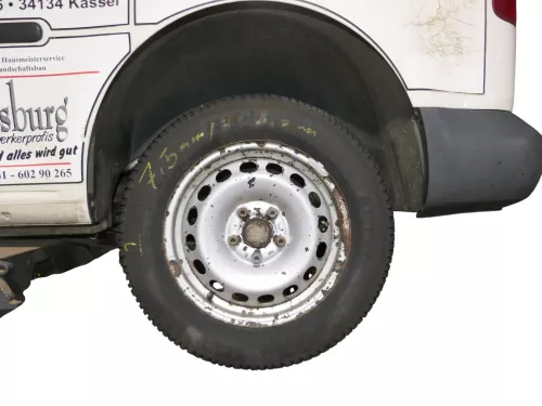 2x Felgen Caddy 2K 195/65 R15 Winterreifen Felge 6jx15H2 ET47 Reifen -ca.6-7,5mm (186537)