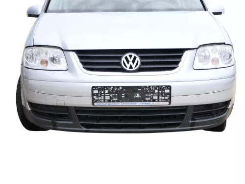 VW Touran 1T Stoßstange vorne Frontstoßstange Stoßfänger silber LA7W
