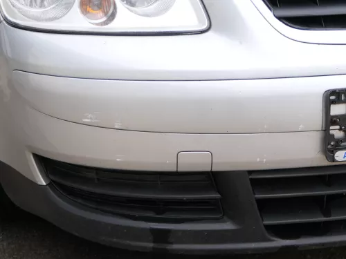 VW Touran 1T Stoßstange vorne Frontstoßstange Stoßfänger silber LA7W (186545)