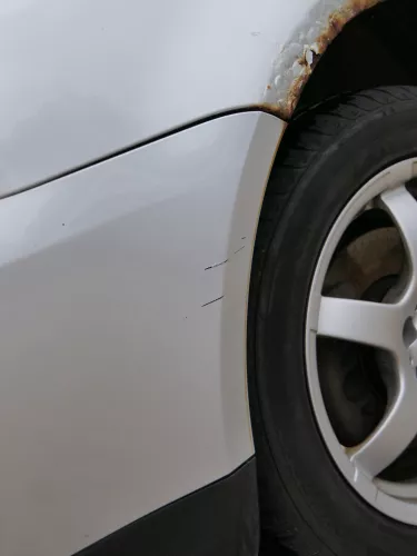 VW Touran 1T Stoßstange vorne Frontstoßstange Stoßfänger silber LA7W (186545)