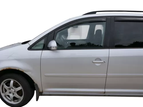 VW Touran 1T 1T3 Tür vorne links Fahrertür silber LA7W -OHNE Anbauteile - ROST