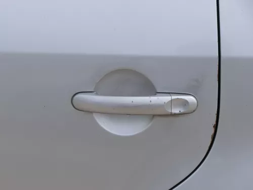VW Touran 1T 1T3 Tür hinten links silber LA7W - ohne Anbauteile (186547)