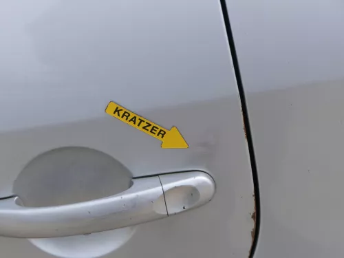 VW Touran 1T 1T3 Tür hinten links silber LA7W - ohne Anbauteile (186547)