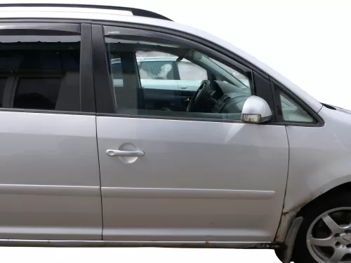 VW Touran 1T 1T3 Tür vorne rechts Beifahrertür silber LA7W - ohne Anbauteile