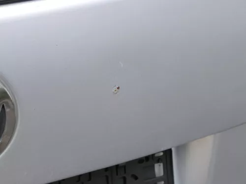 VW Touran 1T Heckklappe Kofferraumklappe hinten silber LA7W mit Scheibe (186550)