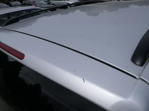 VW Touran 1T Heckklappe Kofferraumklappe hinten silber LA7W mit Scheibe (186550)