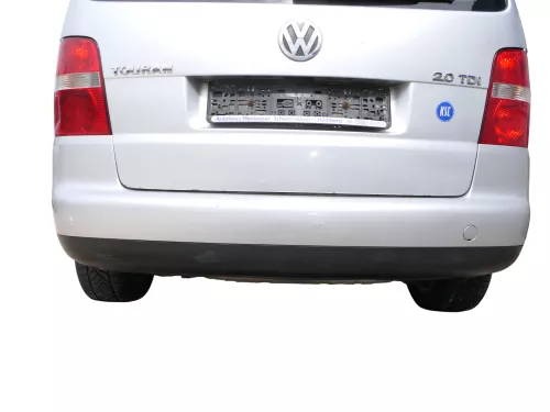 VW Touran 1T Stoßstange hinten Heckstoßstange Stoßfänger silber LA7W