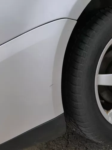 VW Touran 1T Stoßstange hinten Heckstoßstange Stoßfänger silber LA7W (186551)