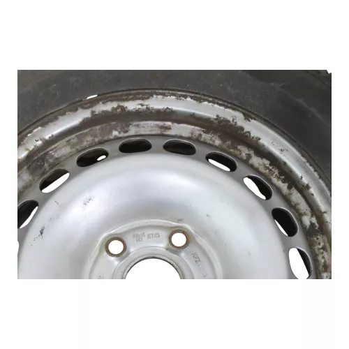 2x VW Golf 6 Caddy 195/65 R15 91V Sommerreifen Felgen 6jx15H2 ET47 ca. 5mm (128698)