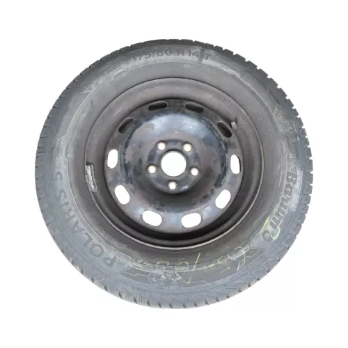 2x VW Golf 4 Bora 175/80 R14 88T M+S Winterreifen Reifen 6jx14H2 ET38 5mm (149621)