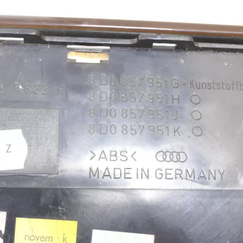 A4 B5 Verkleidung Klappe Abdeckung Dekor Holz Optik Nuss-Wurzelholz Echtholz 5MG (149951)