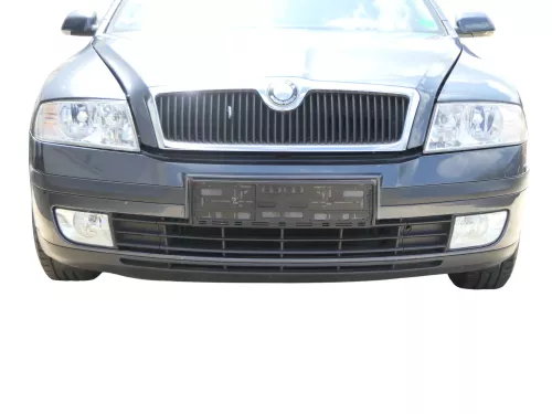 Skoda Octavia 1Z Stoßstange vorne Frontstoßstange LF8J grau