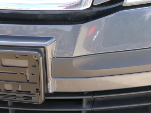 Skoda Octavia 1Z Stoßstange vorne Frontstoßstange LF8J grau (186588)