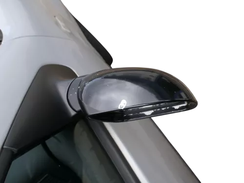 VW Golf 4 Bora manueller Spiegel vorne rechts Außenspiegel schwarz (186642)