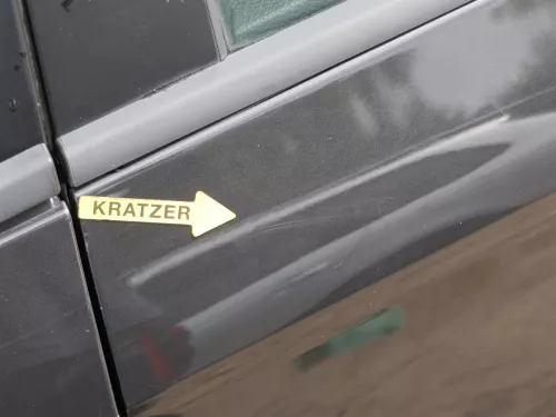 VW Passat 3C Kombi Variant Tür hinten links braun LC8Z -OHNE Anbauteile (186673)