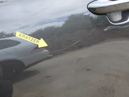 VW Passat 3C Kombi Variant Tür hinten links braun LC8Z -OHNE Anbauteile (186673)