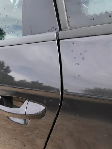 VW Passat 3C Kombi Variant Tür hinten links braun LC8Z -OHNE Anbauteile (186673)