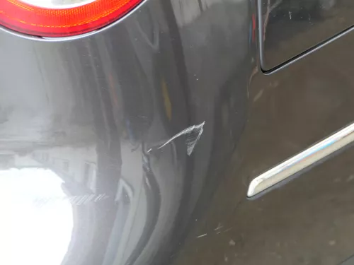 VW Passat 3C Kombi Stoßstange hinten Heckstoßstange Stoßfänger braun LC8Z (186678)