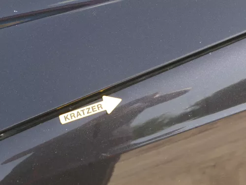 VW Polo 9N3 Kotflügel vorne links schwarz LC9Z (186793)