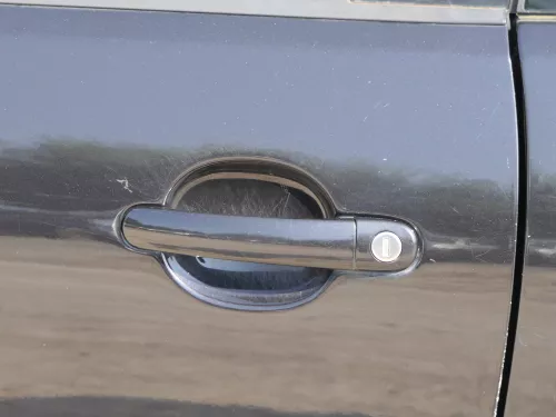 VW Polo 9N 9N3 Tür vorne links Fahrertür 2/3-Türer schwarz LC9Z -ohne Anbauteile (186794)