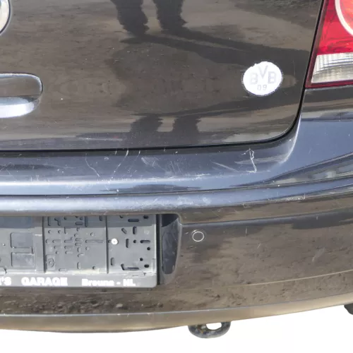 VW Polo 9N 9N3 Stoßstange Heckstoßstange hinten schwarz LC9Z     PDC (186795)