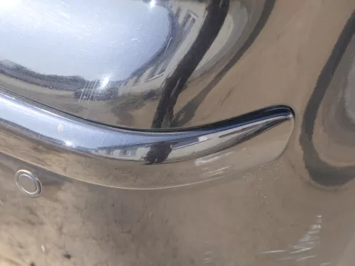 VW Polo 9N 9N3 Stoßstange Heckstoßstange hinten schwarz LC9Z     PDC (186795)