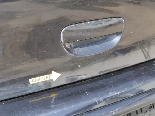 VW Polo 9N3 9N Heckklappe Kofferraumklappe Klappe schwarz LC9Z ohne Anbauteile (186796)