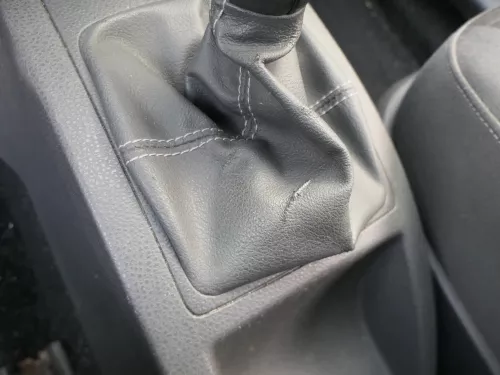 VW Polo 9N 9N3 Schaltknauf Schaltsack Schaltung 6Q1711113G Leder schwarz (186801)