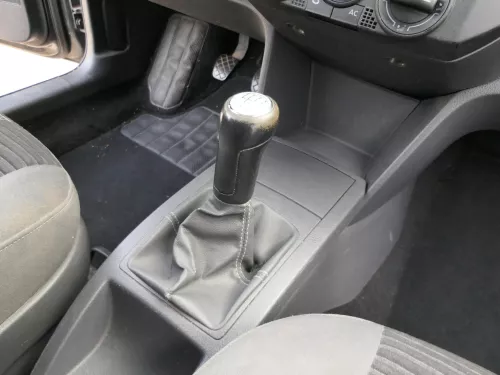 VW Polo 9N 9N3 Schaltknauf Schaltsack Schaltung 6Q1711113G Leder schwarz (186801)