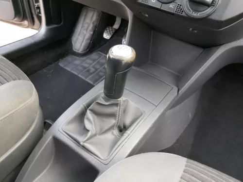 VW Polo 9N 9N3 Schaltknauf Schaltsack Schaltung 6Q1711113G Leder schwarz (186801)