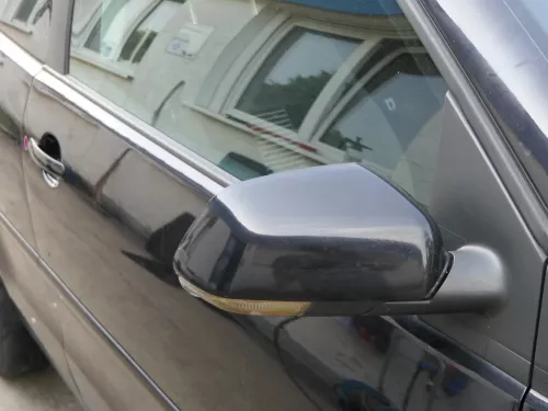 VW Polo 9N 9N3 elektrischer Spiegel Außenspiegel rechts LC9Z schwarz Blinker (186808)
