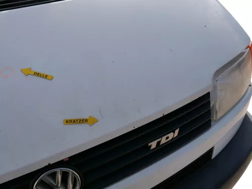VW T4 Transporter Pritsche Motorhaube Haube Klappe vorne weiß R902 Kurze AC0 (186810)