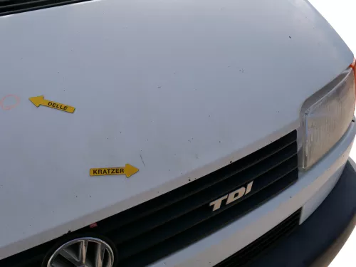 VW T4 Transporter Pritsche Motorhaube Haube Klappe vorne weiß R902 Kurze AC0 (186810)