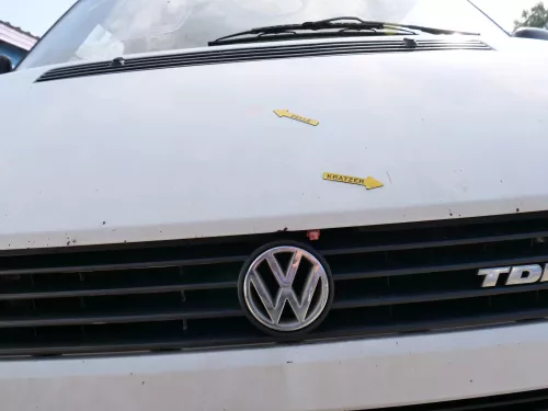 VW T4 Transporter Pritsche Motorhaube Haube Klappe vorne weiß R902 Kurze AC0 (186810)