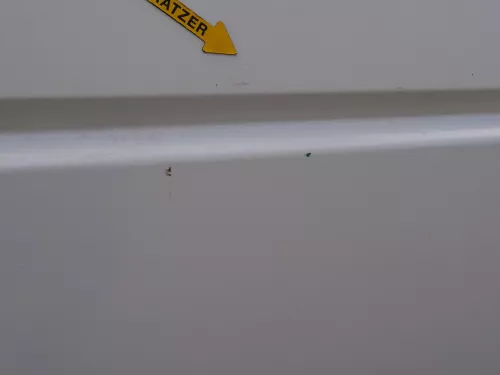 T4 Transporter Tür rechts Schiebetür mit Scheibe Multivan Caravelle weiß R902 (186815)