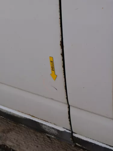 T4 Transporter Tür rechts Schiebetür mit Scheibe Multivan Caravelle weiß R902 (186815)