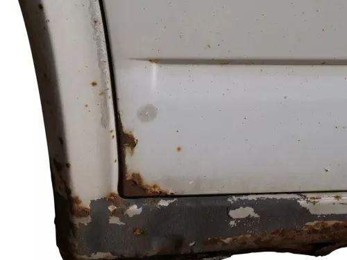 T4 Tür vorne links Fahrertür Caravelle Multiavan -ohne Anbauteile -  weiß R902 (186816)