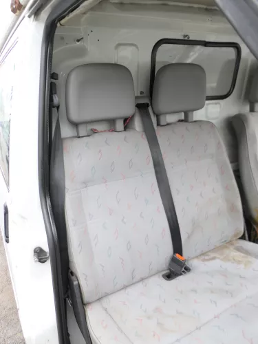 VW T4 Sitz vorne rechts 2er Doppel Beifahrersitz Doppelsitzbank grau mit Konsole