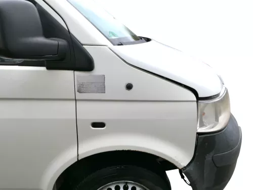 VW T5 7E 2 Facelift Kotflügel vorne rechts weiß R902 7H0821102E