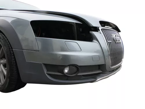 A6 4F Frontstoßstange Stoßstange vorn Stoßfänger grau LY7E mit Grill  - Allroad (186998)