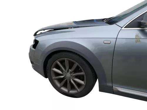 Audi A6 4F C6 Kotflügel vorne links grau LY7E Allroad Quattro 4F0821103E +Leiste (187000)