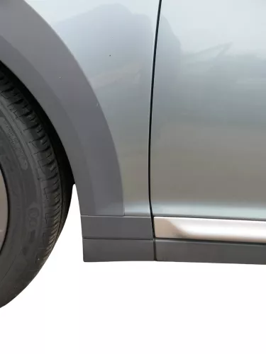 Audi A6 4F C6 Kotflügel vorne links grau LY7E Allroad Quattro 4F0821103E +Leiste (187000)
