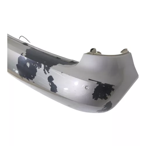 Skoda Fabia 5J Schrägheck Limousine Stoßstange hinten Stossfänger grau LF8H PDC (200207)