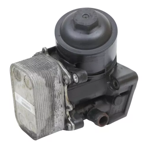 VW Polo 6R Ölfiltergehäuse mit Ölkühler Motor 1.2 TDI Common Rail CFWA ##