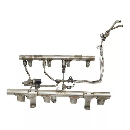 Audi A6 4F Kraftstoffverteiler + Leitungen Rohre 4,2 FSI BVJ (187176)